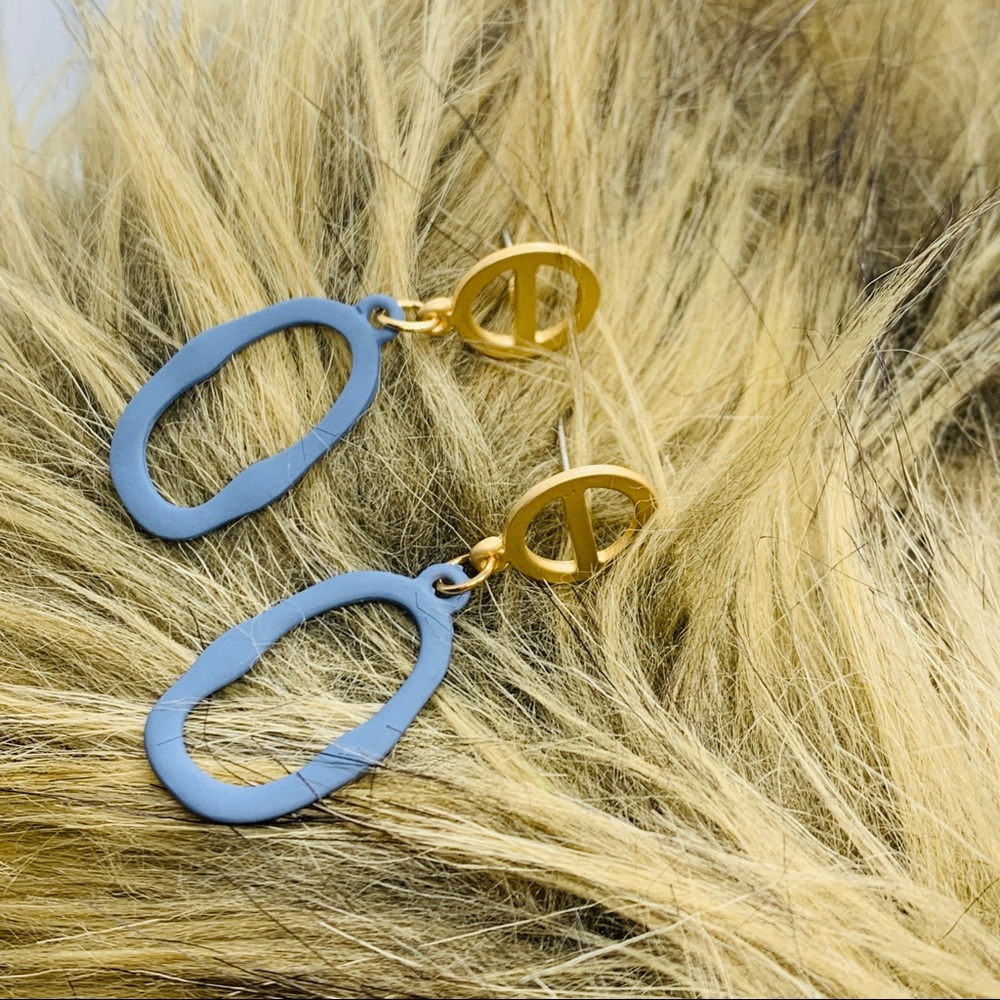 3/18💫 Irregular Hollow Acrylic geometric Earring - Picture 4 of 7
